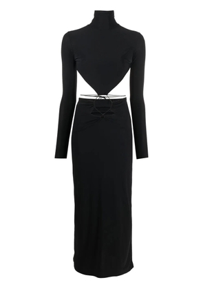 Amazuìn cut-out midi dress - Black