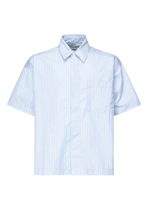 Bonsai checked short-sleeve shirt - Blue