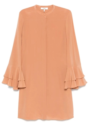 Chloé silk shirt dress - Orange
