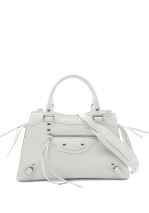 Balenciaga Pre-Owned small City leather tote bag - White