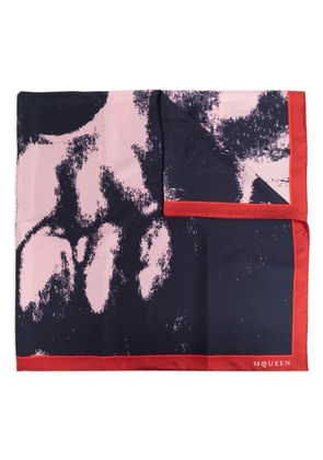 Alexander McQueen Skull shawl - Blue