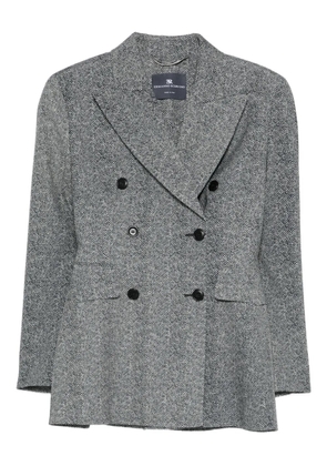 Ermanno Scervino herringbone double-breasted blazer - Grey