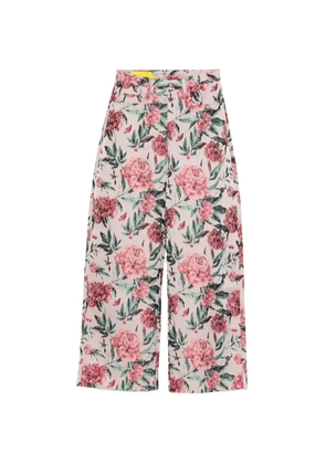 Marques'Almeida floral brocade trousers - Pink