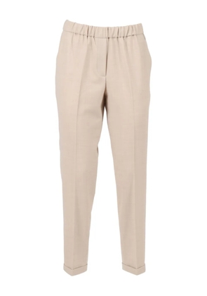 Antonelli elasticated-waist trousers - Neutrals