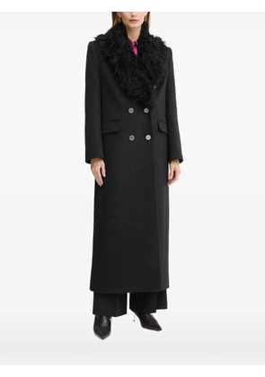 Versace Jeans Couture double-breasted coat - Black