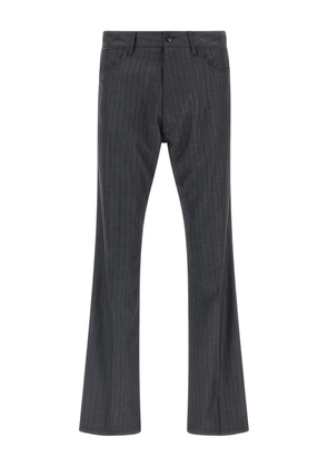 Balenciaga pinstriped pleat trousers - Grey