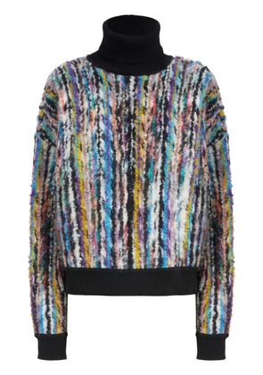Missoni roll-neck knitted jumper - Black