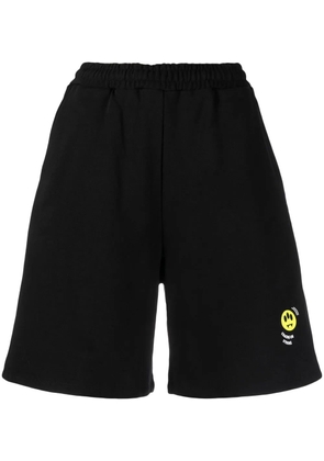 BARROW logo-print detail shorts - Black