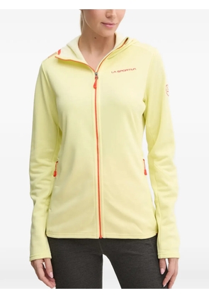 La Sportiva logo-embroidered hoodie - Yellow