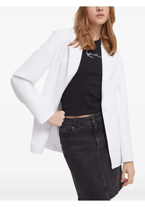 Abercrombie & Fitch buttoned blazer - White