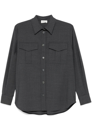 P.A.R.O.S.H. slub-texture shirt - Grey