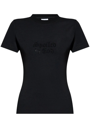 VETEMENTS Spoiled by God T-shirt - Black