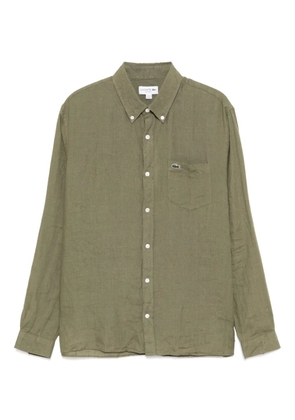 Lacoste Regular Fit Linen shirt - Green