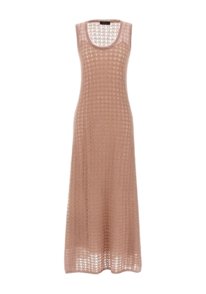 Fabiana Filippi open-knit maxi dress - Pink