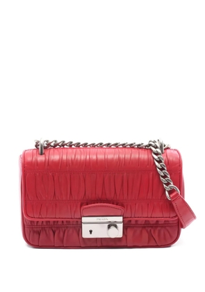 Prada Pre-Owned 2000s Gaufre Sound Rock chain shoulder bag - Red
