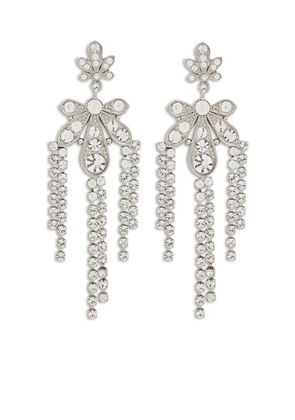Rabanne chandelier crystal-embellished earrings - Silver