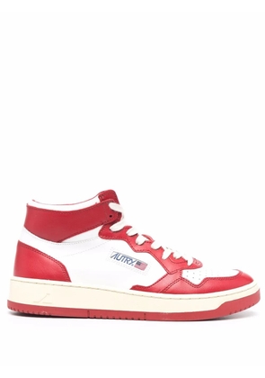Autry panelled high-top sneakers - White