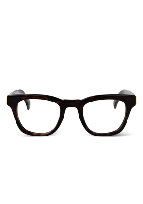 Dunhill square-frame glasses - Brown