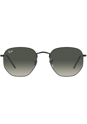 Ray-Ban logo detail oversized sunglasses - Black