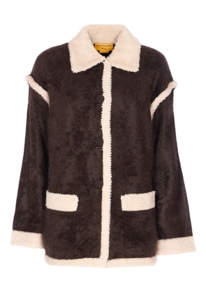Guest In Residence contrast-trim jacket - Brown