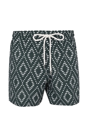 Frescobol Carioca Rio printed swim short - Green