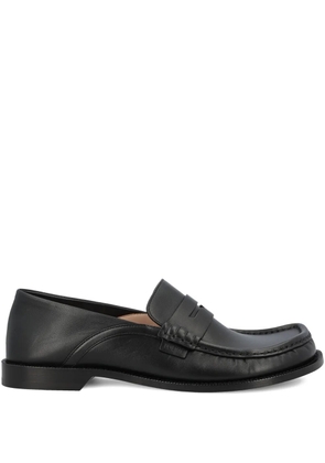 LOEWE Campo penny leather loafers - Black