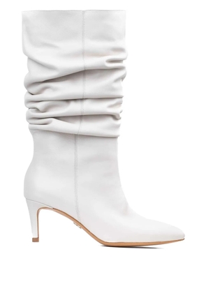 GINISSIMA Eva slouchy-design boots - White