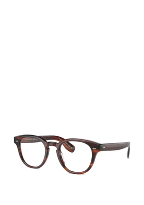 Oliver Peoples round glasses - Brown