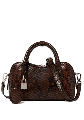 Stella McCartney snake-print tote bag - Brown