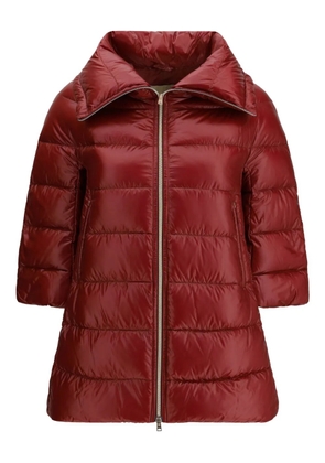 Herno zip-up padded jacket - Red