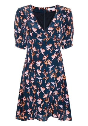 PS Paul Smith abstract-print mini dress - Blue