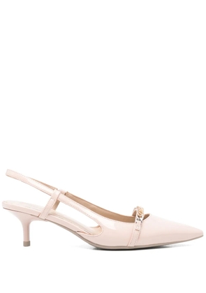 PINKO 50mm Gloria slingback pumps - Neutrals