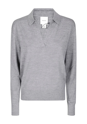 Calvin Klein collared merino sweater - Grey