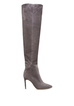 GINISSIMA 95mm Milana thigh-high boots - Grey