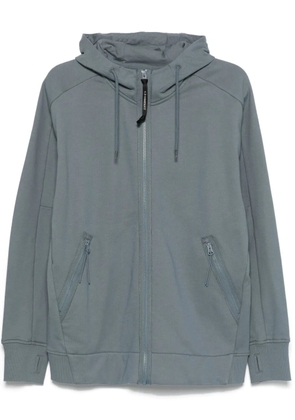 C.P. Company Goggles-detail hoodie - Blue
