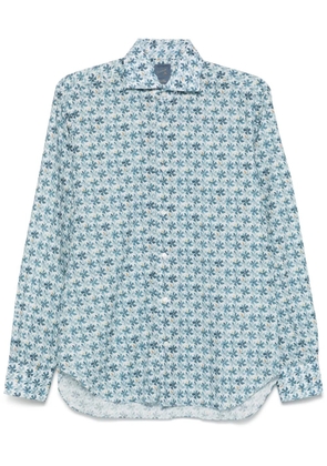 Barba floral-print shirt - Blue