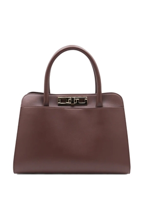 Fabiana Filippi leather tote bag - Brown