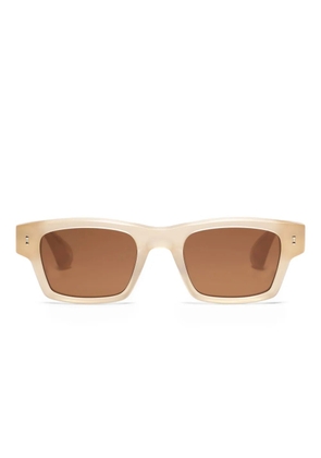 Peter And May rectangle-frame sunglasses - Neutrals