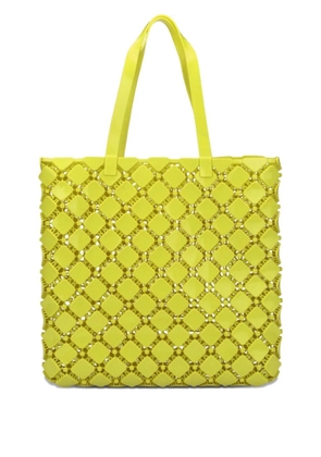 Melissa Mogu beaded tote bag - Green