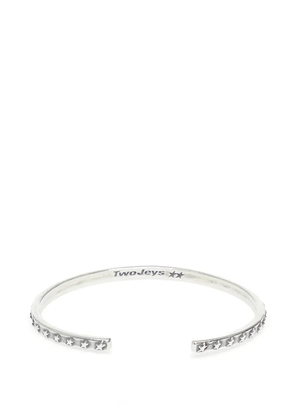 TWOJEYS star studded bangle - Silver