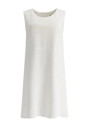 F.It sleeveless shift dress - White