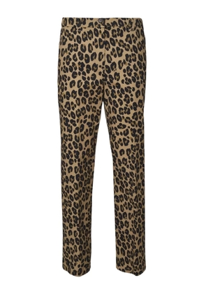ASPESI leopard-print trousers - Neutrals