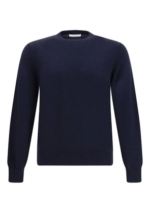 Cruciani crew-neck fine-knit sweater - Blue