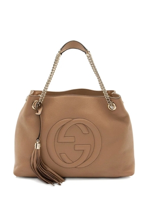 Gucci Pre-Owned 2025 medium Soho leather shoulder bag - Neutrals