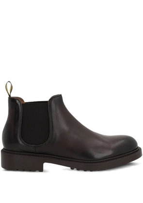 Doucal's elastic-panel Chelsea boots - Brown
