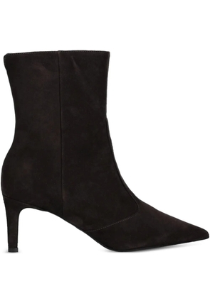 Furla pointed-toe zipped boots - Brown