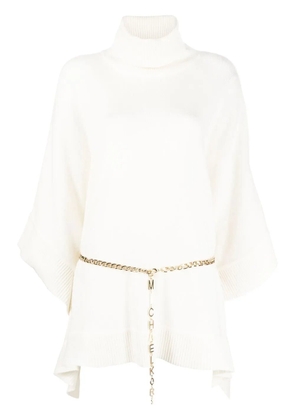 Michael Michael Kors belted-waistband knit jumper - Neutrals