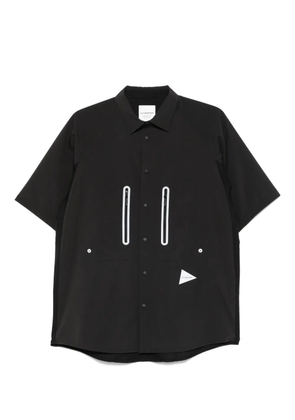and Wander short-sleeve shirt - Black