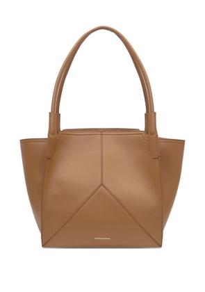 Victoria Beckham panelled leather tote bag - Neutrals