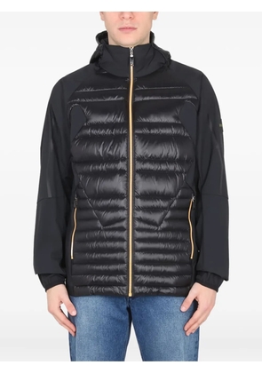 BOSS hooded quilted down jacket - Black